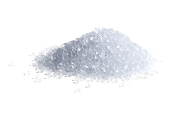 Plastic resin pellets and injection molded parts