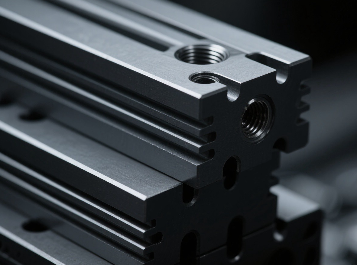 CNC machined metal materials