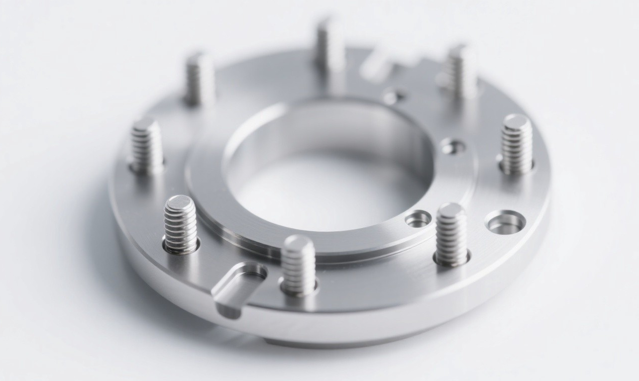 Precision CNC machined metal component